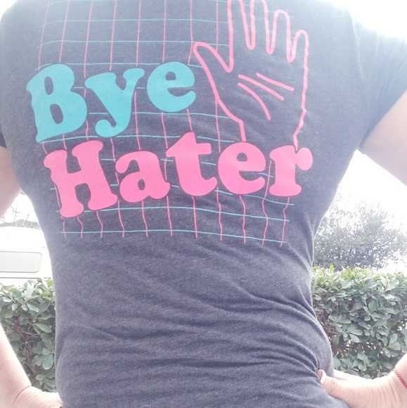Vintage Hi Hater/Bye Hater Tshirt - Picture 2 of 4